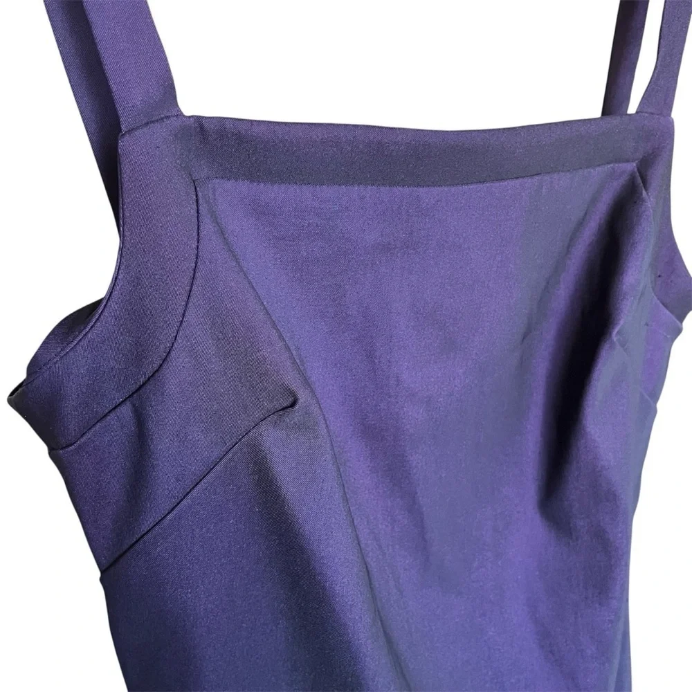 Rampage Vibrant Purple Black Mini Dress 90s Y2K Vintage Whimsigoth - Picture 2 of 10